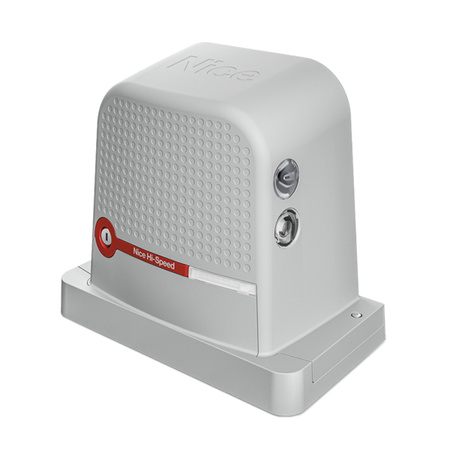 Nice ROBUS 600HS HI-SPEED zestaw automatyki 24V do bram przesuwnych o ciężarze do 600kg, zestaw z dwoma pilotami i lampą