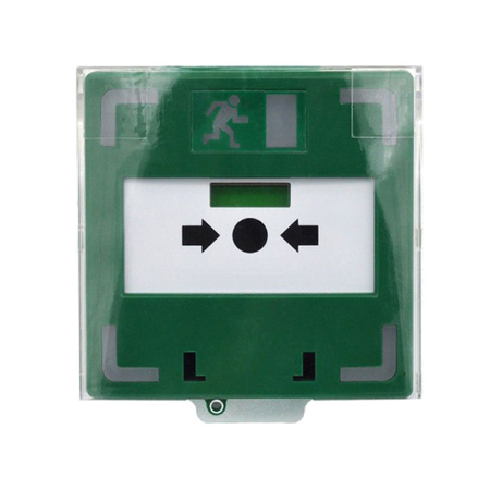 Scot CP-13RG-BL przycisk awaryjnego otwarcia z podświetleniem i powiadomieniem dźwiękowym