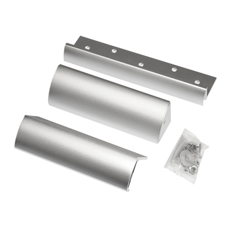 Scot BK-600ZLC2 uchwyt montażowy typu "ZL" z maskownicą do drzwi otwieranych do wewnątrz do zwór: EL-600SL2, EL-600TSL2