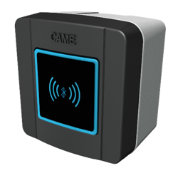 CAME SELB1SDG1 – Selektor Bluetooth do montażu natynkowego z pamięcią na 15 użytkowników i niebieskim podświetleniem.Selektor Came 806SL-0210