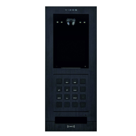 Vidos S110 wieloabonentowa stacja bramowa przeznaczona do pracy w systemach IP