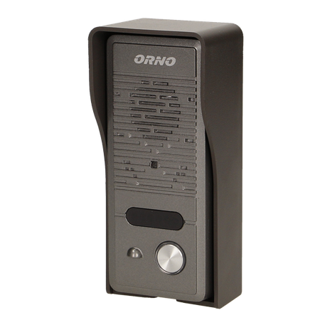 Orno OR-DOM-RE-914/B ELUVIO domofon, zestaw domofonowy jednorodzinny, bezsłuchawkowy czarny
