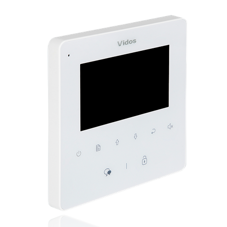 Vidos M1022W wideodomofon cyfrowy, monitor dwuprzewodowy przeznaczony do pracy w systemach DUO i DUO MULTI