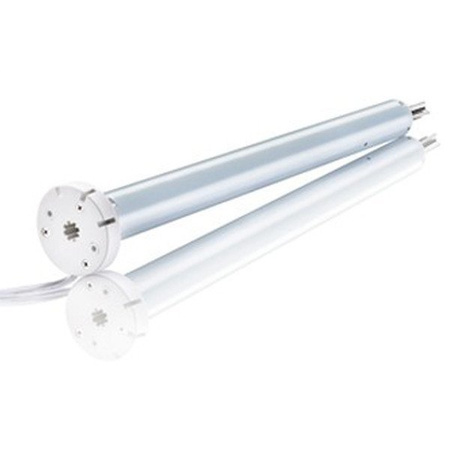 Somfy 1002833 Roll Up 28 WT 24V z kołnierzem napęd rurowy ze sterowaniem przewodowym główka z uchami 24V DC