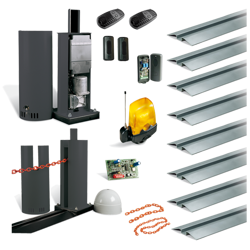 Came Cat bariera łańcuchowa CAT-X system podstawowy na 230V, przejazd do 16m