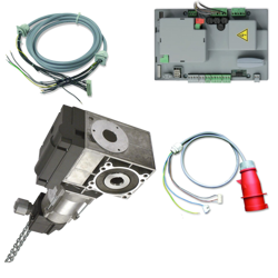 Nice Z100 ACTION TOT zestaw automatyki do bram przemysłowych segmentowych do 30m² TOTMAN