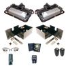 BFT SUB BT zestaw automatyki do bram skrzydłowych o długości skrzydła do 2,5m i wadze do 800kg zestaw z elektrozamkiem
