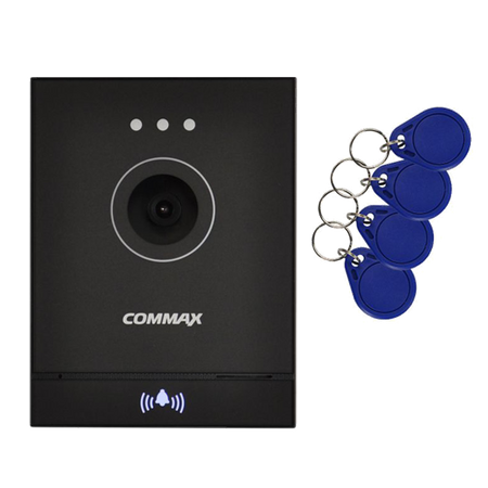 Commax CIOT-D20M/RFID jednoabonentowa kamera 2Mpx z czytnikiem RFID systemu COMMAX IP