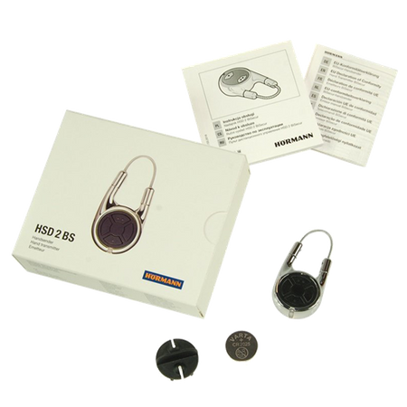 Pilot Hormann HSD 2-C BS BiSecur 436803 nadajnik 2-kanałowy chromowany