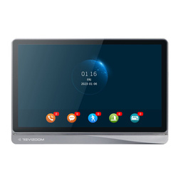 REVIZOOM RM-T404HDI BLACK dotykowy monitor 10" głośnomówiący z wbudowanym WiFi oraz modułem pamięci