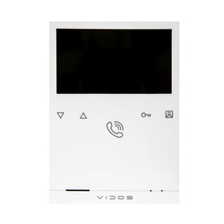 Vidos M101 monitor 4,3" przeznaczony do pracy w systemach IP