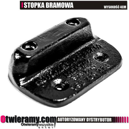 Ogranicznik odbój odbojnik stopka do bramy skrzydłowej 4 cm