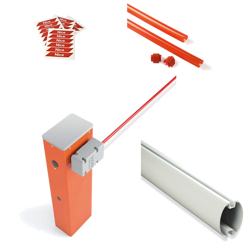 Nice WIDE M szlaban elektromechaniczny do obiektów publicznych i zastosowań przemysłowych, o długości ramienia 4m