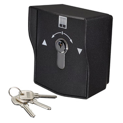 Scot KS-3RW metalowy przełącznik kluczykowy do rolet, natynkowy, zewnętrzny