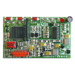 Came radio AF86SR odbiornik radiowy, karta częstotliwości 868,35 MHz.