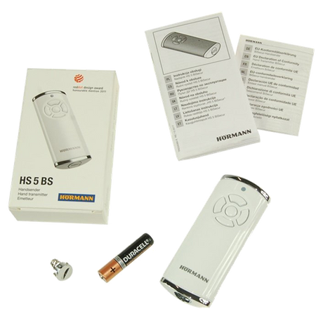 Pilot Hormann HS 5 BS BiSecur 436766 nadajnik 5-kanałowy biały