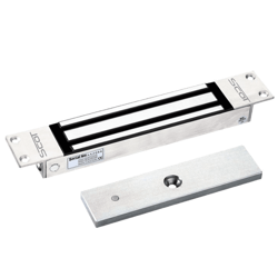 Scot EL-800MS zwora elektromagnetyczna wpuszczana 350 kg, z sygnalizacją, styk NO/NC