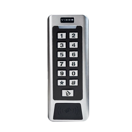 Vidos ZS48 dwustrefowy zamek szyfrowy z czytnikiem RFiD w standardzie UNIQUE