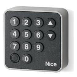 Nice EDSB klawiatura 2-kanałowa, przewodowa, BLUEBUS, aluminiowa obudowa