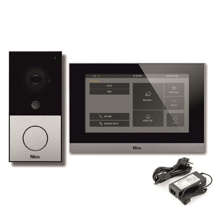 Nice MyBell 2-żyłowy zestaw wideodomofonu z monitorem 7"