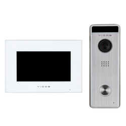 Vidos zestaw wideodomofonowy z serii Vidos X monitor dotykowy M10W-X z wbudowanym WiFi + jednoabonentowa stacja bramowa S10