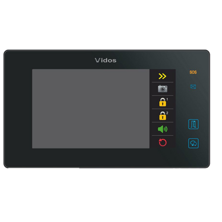 Vidos M1021B wideodomofon cyfrowy, monitor dwuprzewodowy przeznaczony do pracy w systemach DUO i DUO MULTI