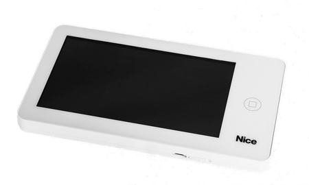 Nice PRO W monitor 7" wyświetlacz z czytnikiem kart micro SD i dotykowym ekranem w kolorze białym