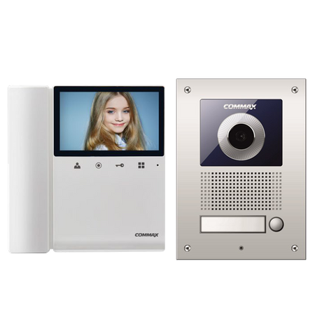 Commax wideodomofon monitor 4,3" CDV-43K2 + kamera DRC-41UN