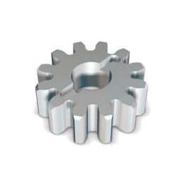 Nice RUA12 koło zębate, moduł 6mm, do współpracy z listwą ROA81