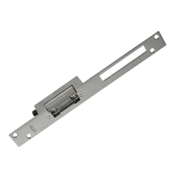 Scot ES-S12DCN-BS elektrozaczep standardowy symetryczny z blokadą i sygnalizacją, o obniżonym poborze prądu
