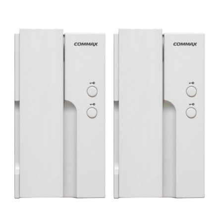 Domofon Commax Zestaw Domofonowy: unifon DP-2HPR + unifon podrzędny DP-2HPR SLAVE + stacja bramowa DR-201A