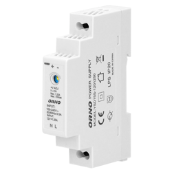 Orno OR-PSU-1642 zasilacz na szynę DIN 12VDC, 1,25A, 15W, szerokość 1 moduł