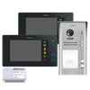 Vidos zestaw wideodomofonowy 2 monitory M1021B z wbudowaną pamięcią + kamera S1102A + zasilacz P24/18