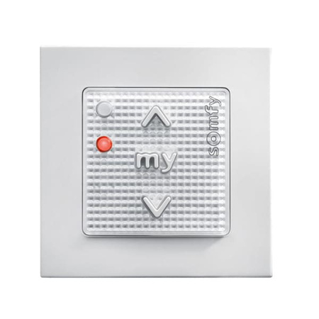 Somfy 1800223 2-kanałowy nadajnik naścienny Smoove Origin RTS z ramką Pure