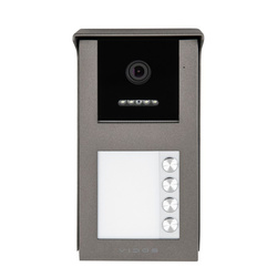 Vidos S101-4 czteroabonentowa stacja bramowa przeznaczona do pracy w systemach IP