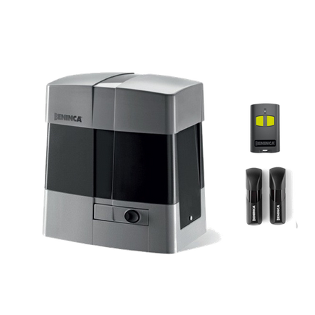 Beninca BULL 20 HE.S zestaw automatyki 230V w kąpieli olejowej do bramy przesuwnej do 2000kg do użytku rezydencyjnego i przemysłowego