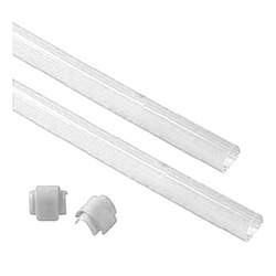 Nice XBA13T listwa ochronna, gumowa, przezroczysta, na ramię XBA 9x1m