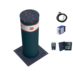 BFT STOPPY MBB KIT 219/700.C 230 L C zestaw zapory drogowej 230V, oświetlenie LED, średnica cylindra 219 mm, wysokość 700 mm zestaw z pętlą indukcyjną