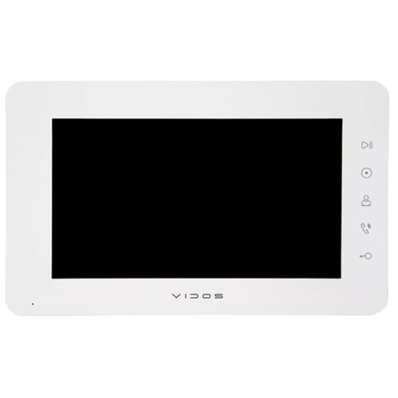 Vidos zestaw wideodomofonowy z serii Vidos X monitor M12W + stacja bramowa S10