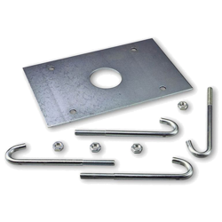 Nice SIA1 płyta montażowa z kotwami do szlabanu WIDE M