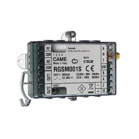 Came RGSM001S Podstawowa samodzielna bramka GSM dla systemów Came CONNECT 806SA-0020