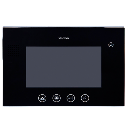 Vidos zestaw wideodomofonowy monitor M670B + stacja bramowa S551