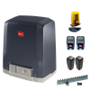 BFT DEIMOS BT KIT A400 zestaw automatyki do bramy przesuwnej o wadze do 400 kg 24V zestaw z lampą i listwą