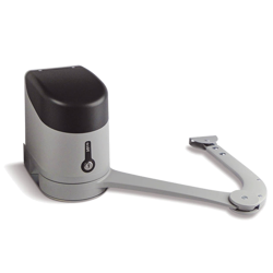 Nice HYKE HK7024 napęd 24V do bram skrzydłowych o długości skrzydła do 3.5m i ciężarze do 330 kg, wbudowana centrala sterująca HKA1 BLUEBUS