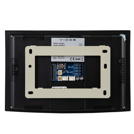 Vidos M200B dotykowy monitor 7" przeznaczony do pracy w systemach 2IP