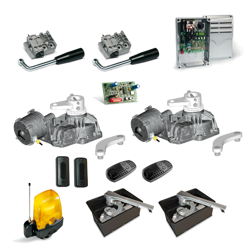 Came Frog-PM6 zestaw automatyki 230V do bramy skrzydłowej o szerokości bramy do 14m, dla skrzydła o długości do 7m, zestaw z lampą