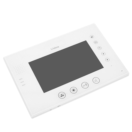 Vidos M670W-S2 wideodomofon analogowy, monitor głośnomówiący z ekranem LCD 7"