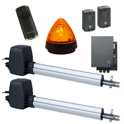 Hormann RotaMatic PL 2 zestaw automatyki do bram skrzydłowych o długości skrzydła do 4 m i ciężarze do 400 kg + fotokomórka i lampa