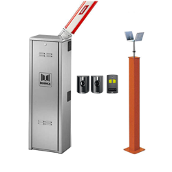 Beninca LADY GREY 4 szlaban drogowy z ramieniem o długości 4,2m z wbudowaną centralą, użycie intensywne