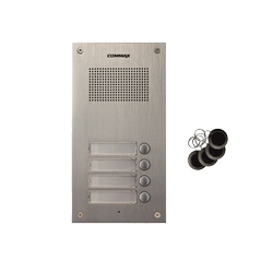 Commax DR-4UM/RFID stacja bramowa 4-abonentowa z czytnikiem RFID